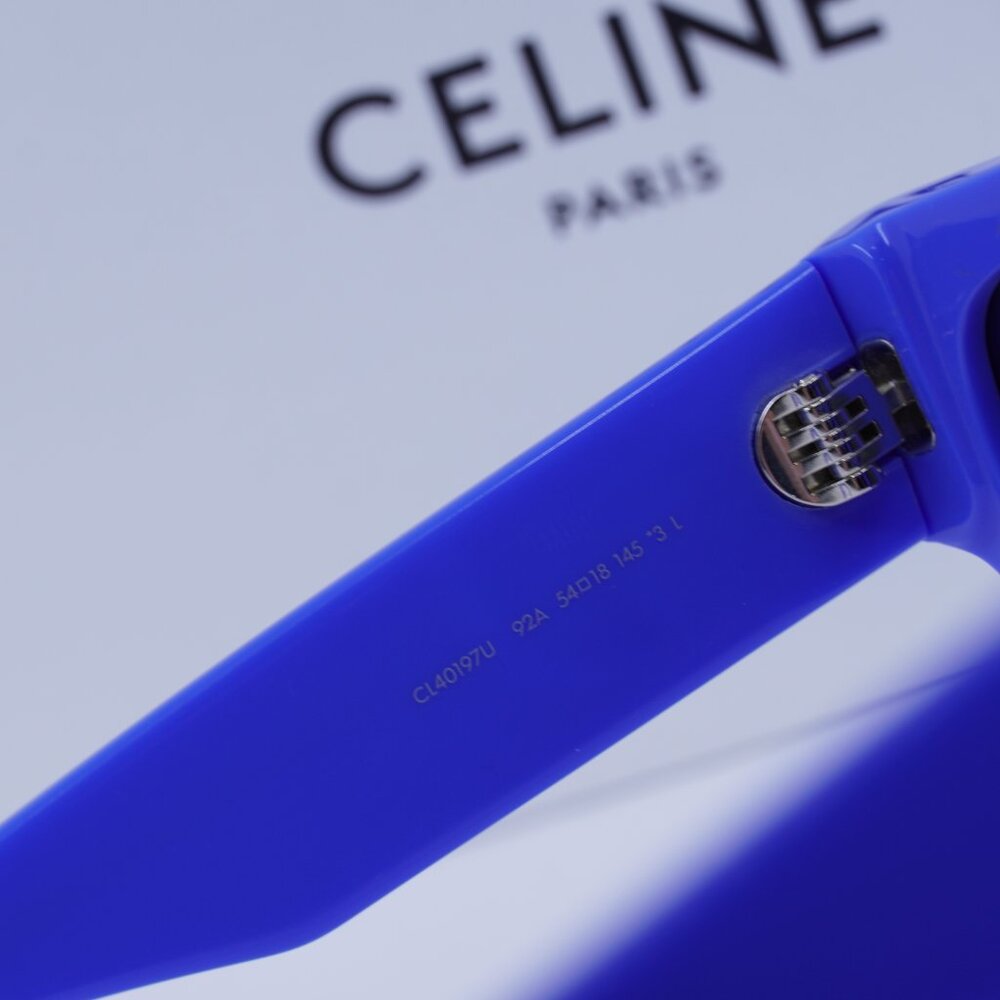 Final Price! Celine CL40197U 92A Blue/Smoke Sunglasses - Picture 7 of 9